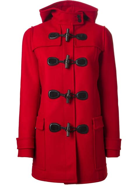 blue and red gucci jacket|gucci duffle coat.